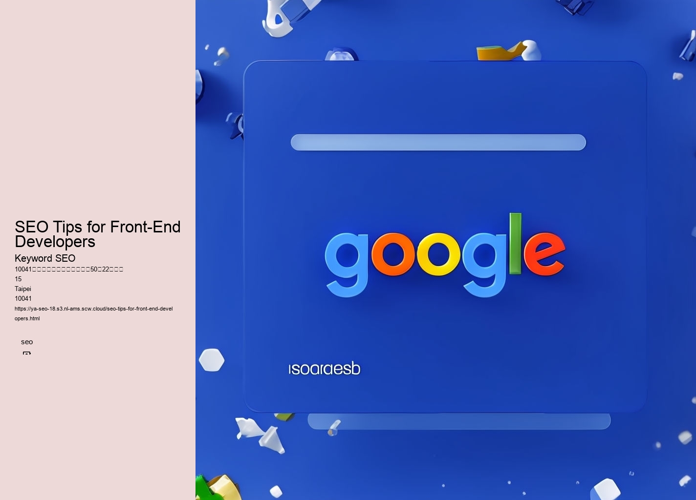 SEO Tips for Front-End Developers